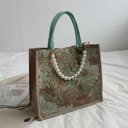 Elegante Blumenmuster Tasche