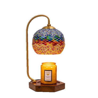 Mosaikglas-Tischlampe