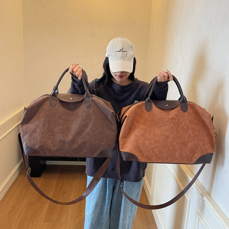 Modern Leder Duffel Tasche