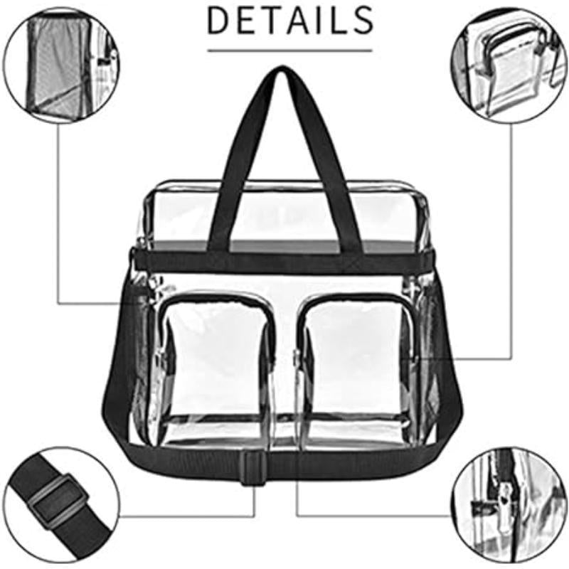 Durchsichtige Organizer-Tasche mit Praktischen Fächern Brehn