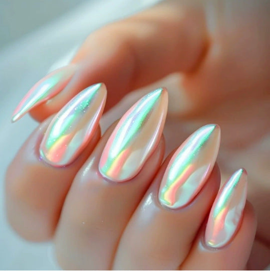 Shimmery Stiletto Press-On Nagelkunst Brehn