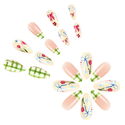 Floral Art Gel Press-On Nägel Brehn