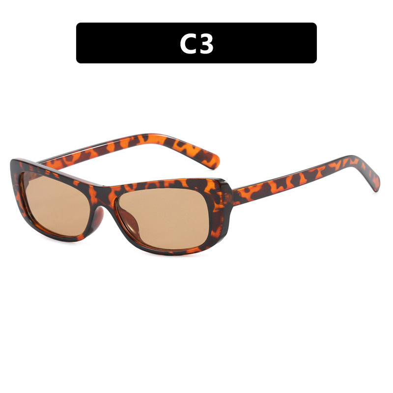 Damen Trendige rechteckige Sonnenbrille Brehn