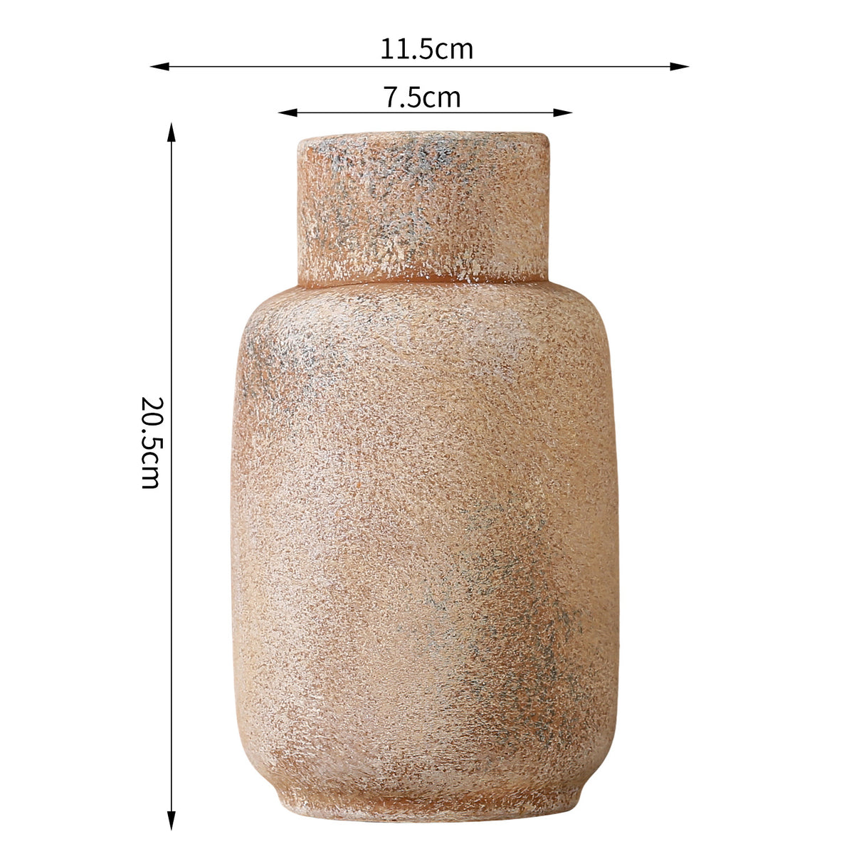 Handgearbeitete Keramikvase Brehn