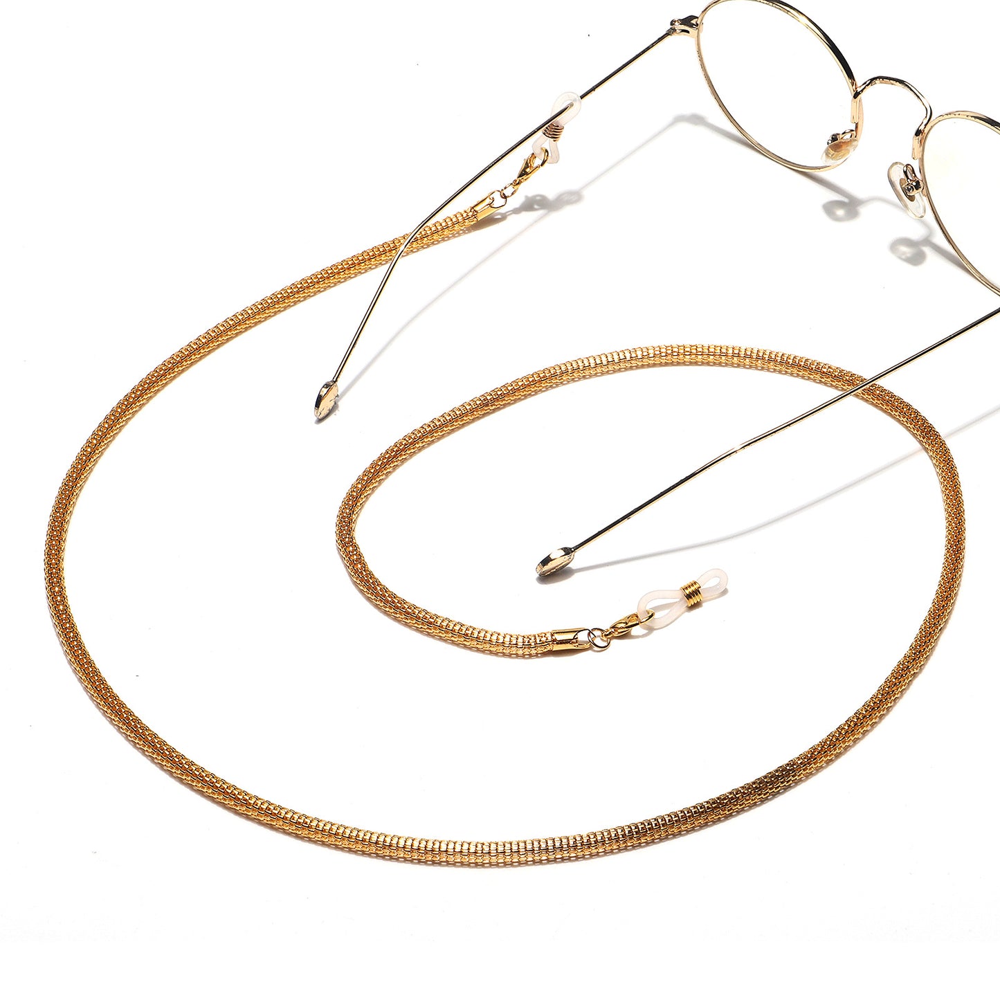Stylische Metall-Brillen-Kette Brehn