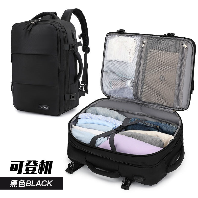 Vielseitiger Reisekoffer-Rucksack Mit Intelligentem Organizersystem Brehn