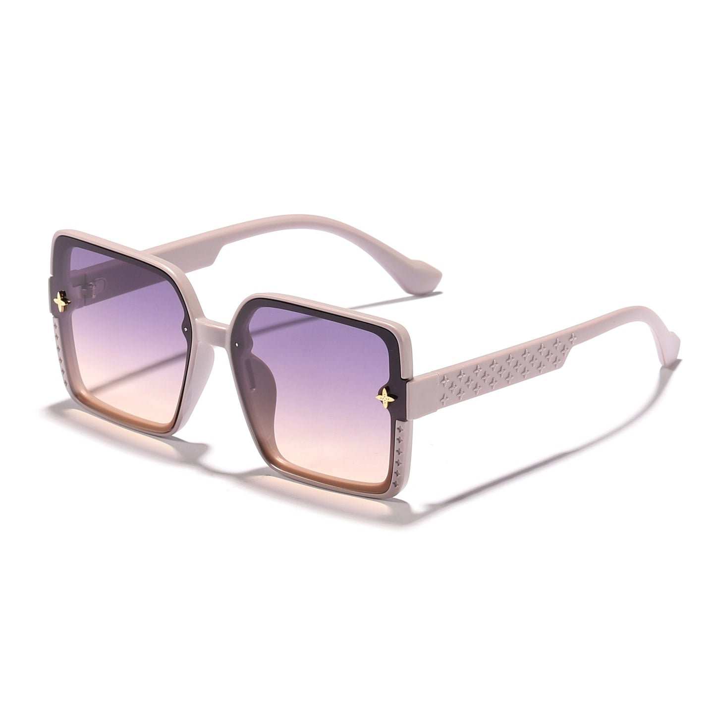 Damen modische quadratische Sonnenbrille mit verziertem Rahmen Brehn