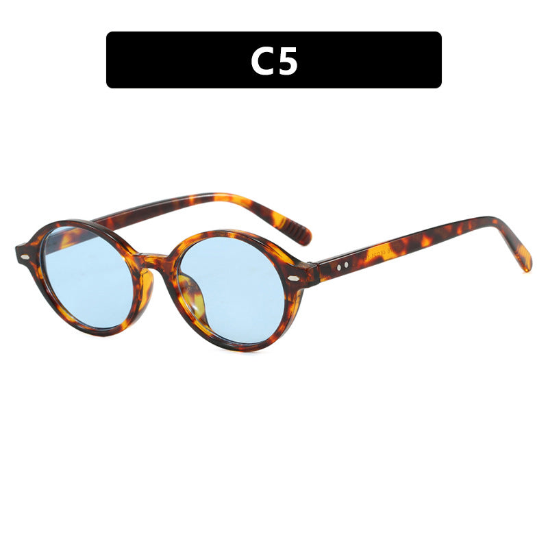 Damen runde Sonnenbrille mit modernem Design und polarisierten Gläsern Brehn