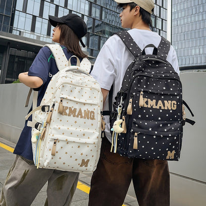 Trendiger Sternmuster-Rucksack Brehn