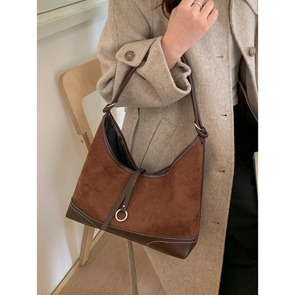Wildleder Hobo Tasche