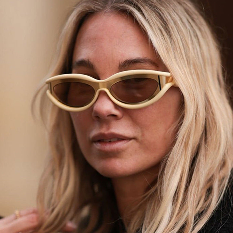 Damen Cat-Eye Sonnenbrille mit schützendem UV-Schutz und stilvollem Rahmen Brehn