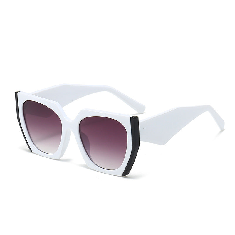 Damen Oversized Sonnenbrille mit markantem eckigem Design Brehn