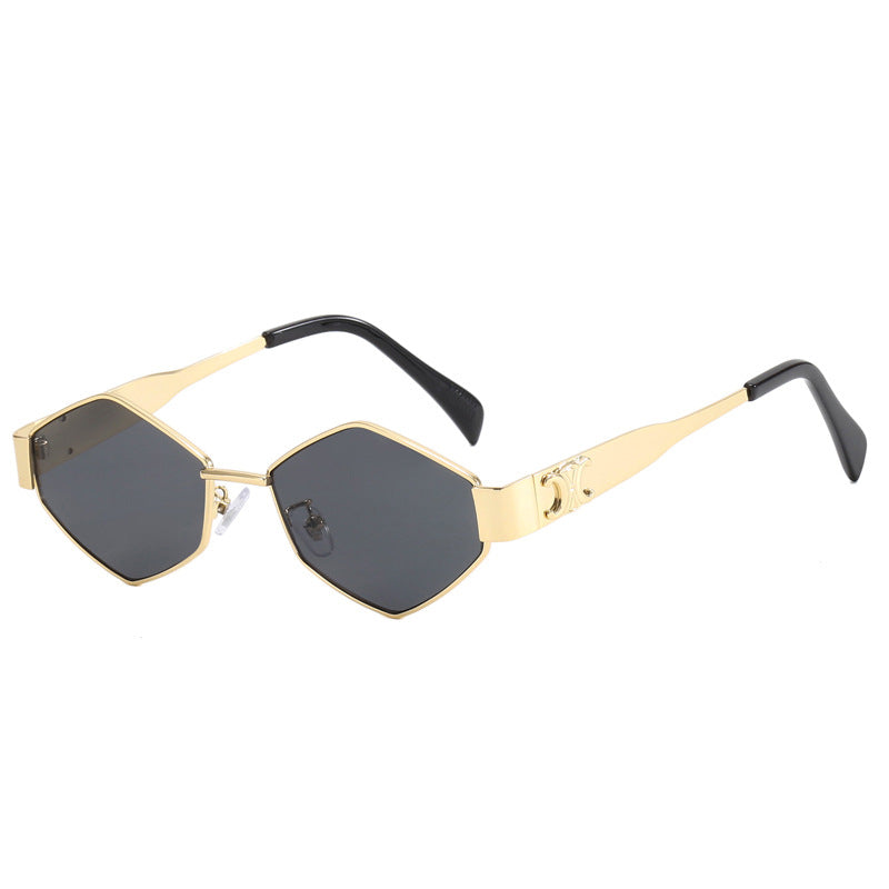 Modische Sonnenbrille Im Hexagonalen Design Brehn