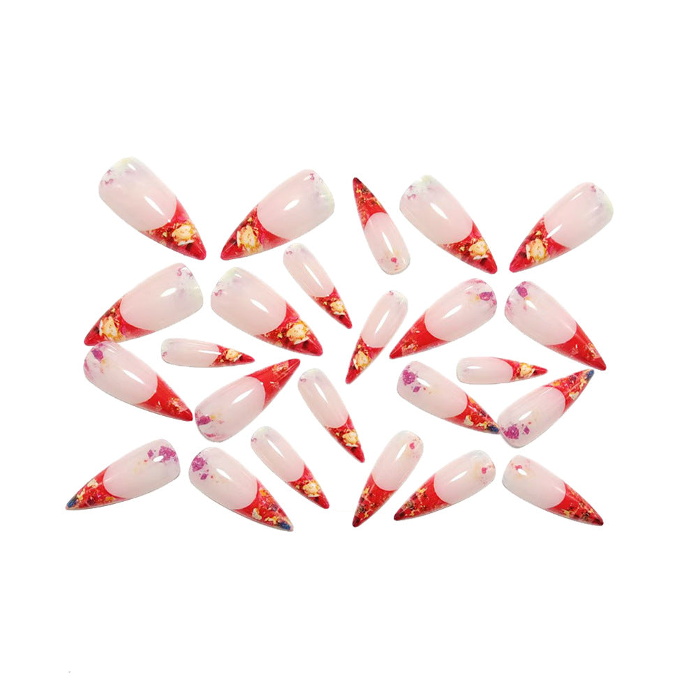 Glitzernde Stiletto-Kunstnägel Brehn