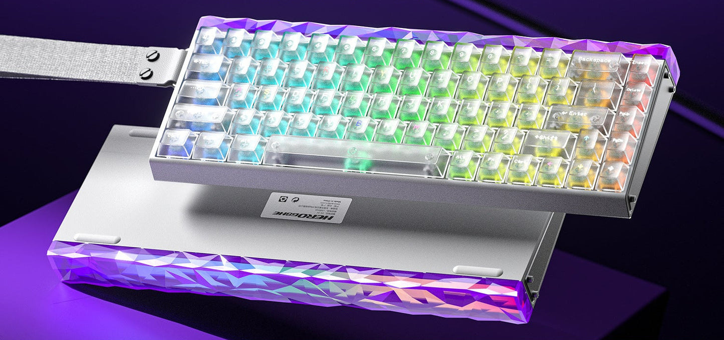 Kabellose mechanische Gaming-Tastatur mit fortschrittlichen RGB-Funktionen Brehn