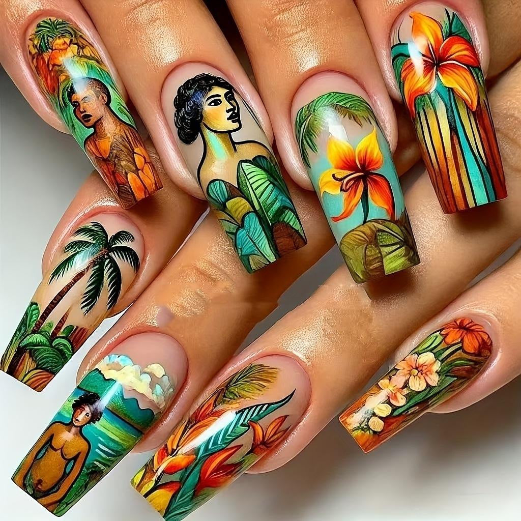 Kunstvolle Nagelverlängerungen mit Eleganten Spitzen Brehn