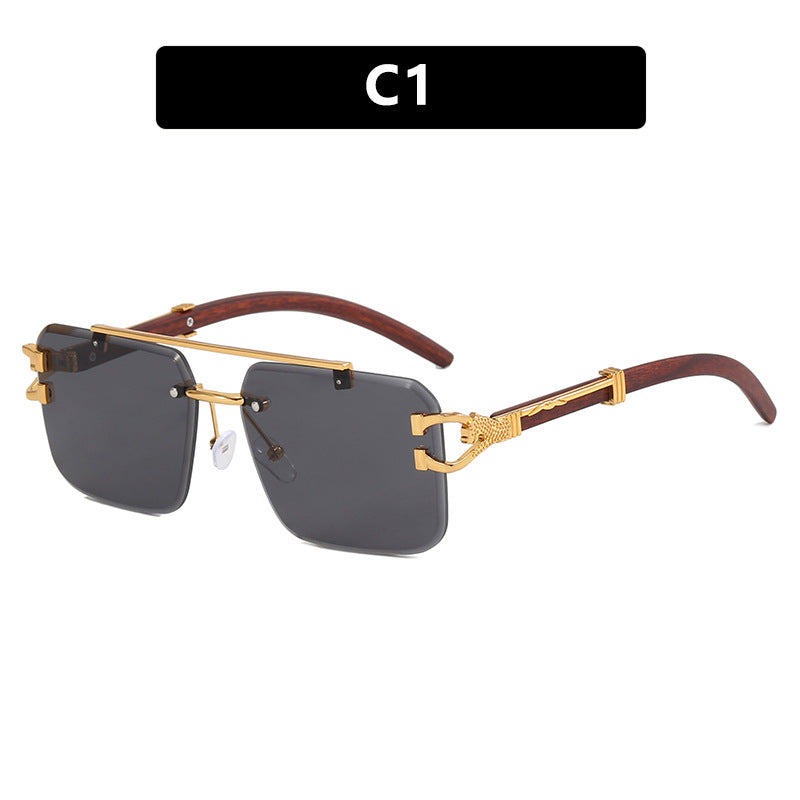 Damen modische Brille mit innovativem Rahmen und luxuriösem Holzdetail Brehn