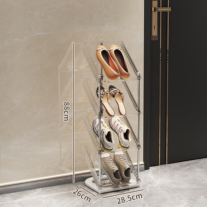 Schuhregal mit transparentem Design Brehn