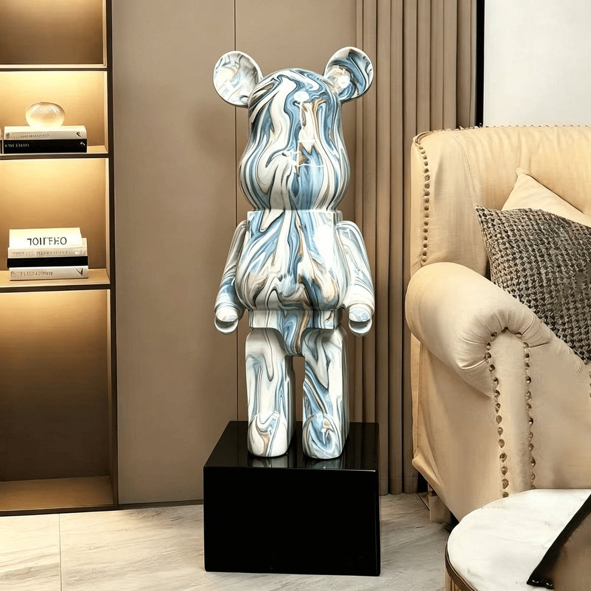 Künstlerische Bärenfigur für die Innenraum-Dekoration