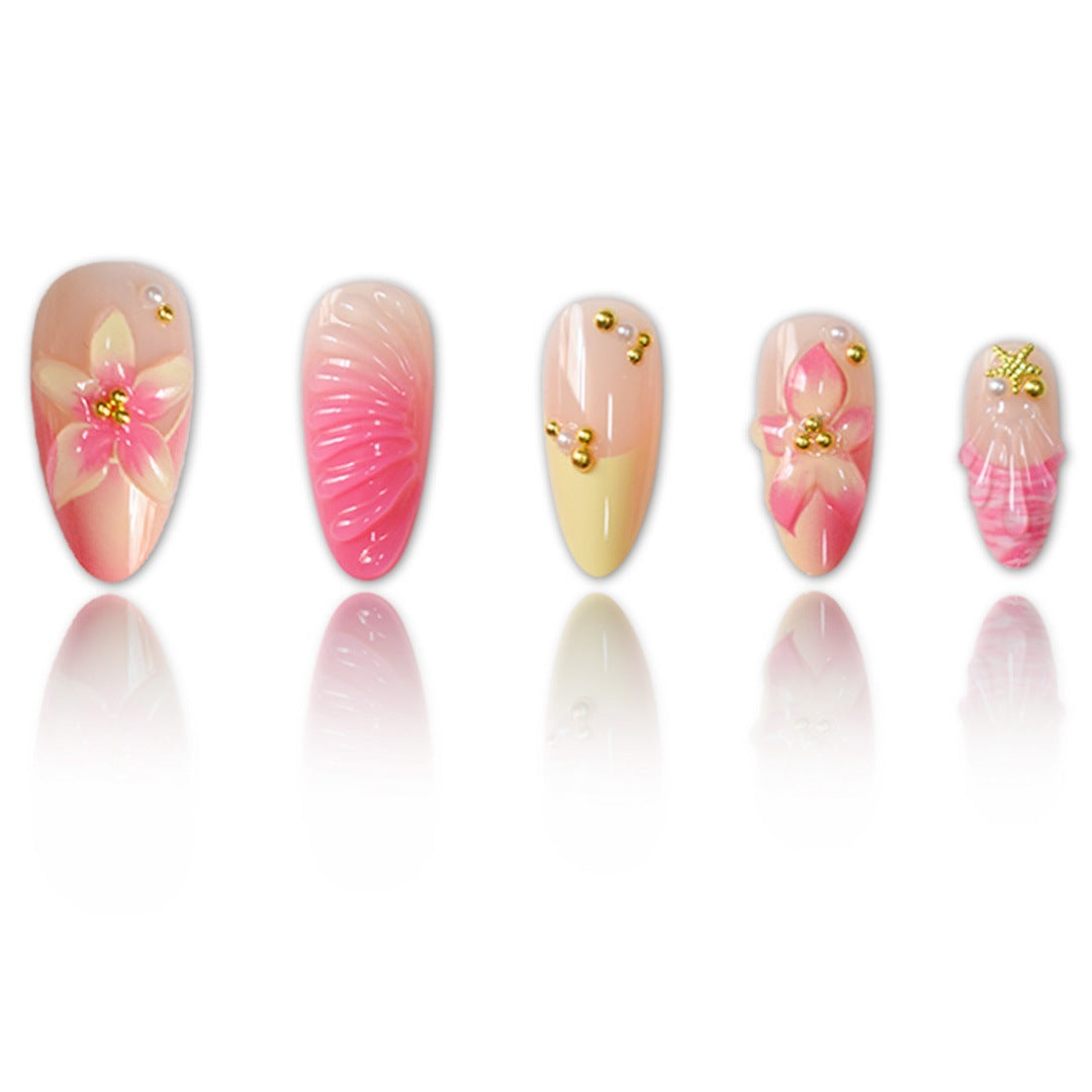 Elegante Florale Nail Art Extensions Brehn 1787913880