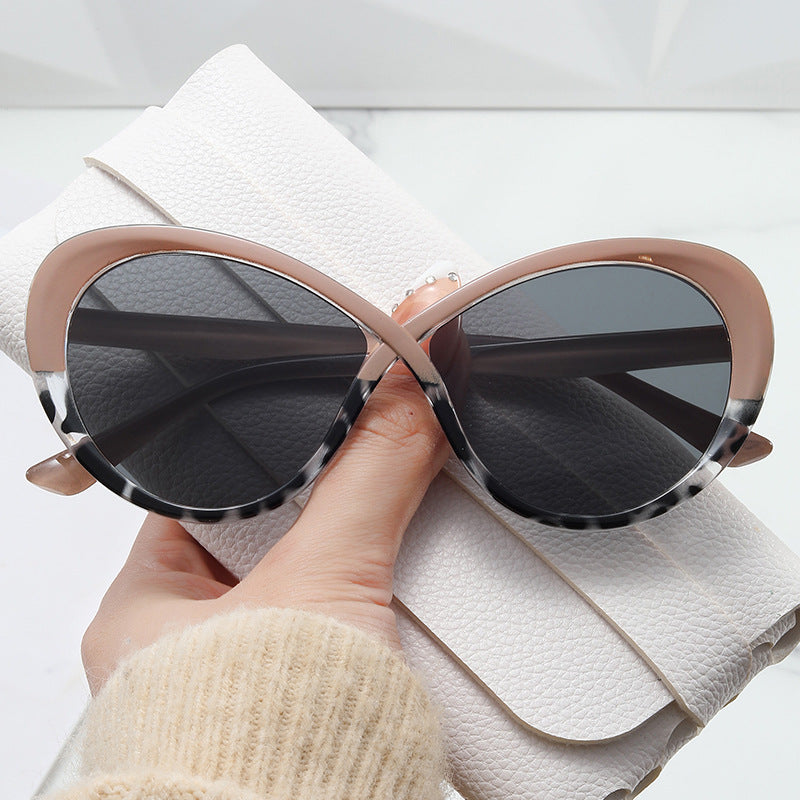 Damen Cat-Eye Sonnenbrille mit verspiegelten Gläsern Brehn