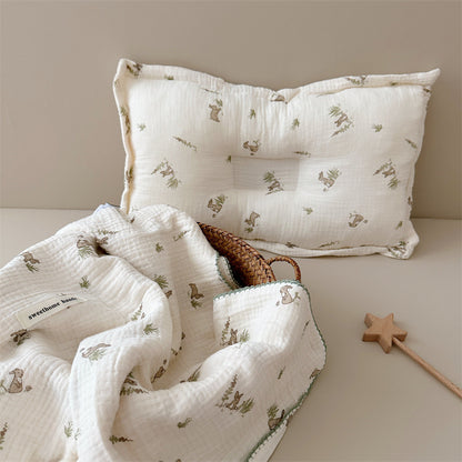 Unisex Mull-Decke mit niedlichem Bärenmotiv Brehn