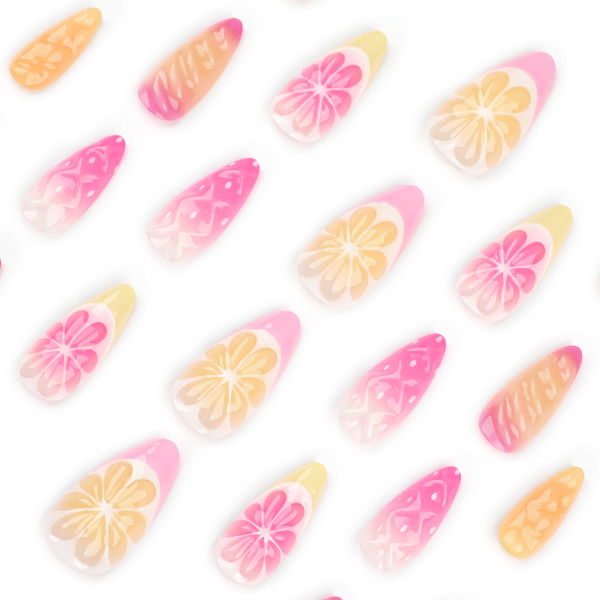 Kunstvolle Nagelkunst mit fruchtigen Designs Brehn