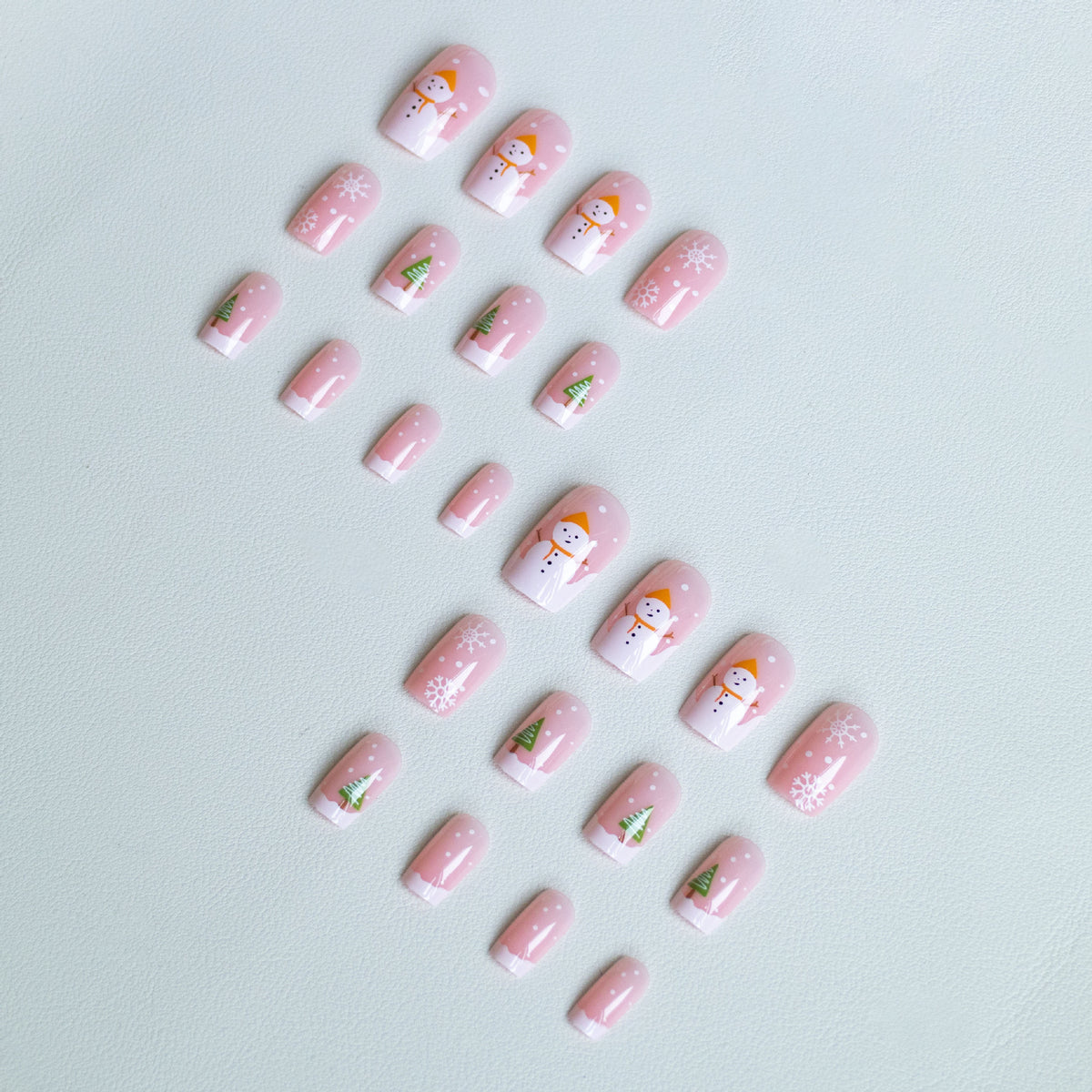 Festliches Winter-Nagelkunst-Set
