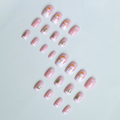 Festliches Winter-Nagelkunst-Set