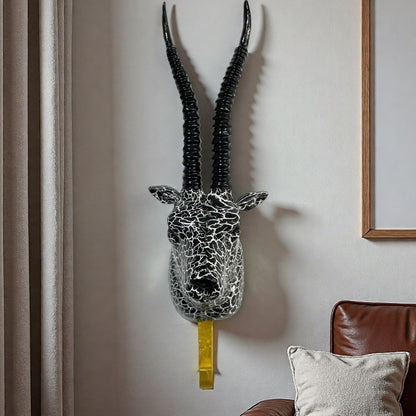 Wandhaken in Form eines stilisierten Einhorns Brehn