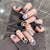 Sternennacht-Themen Press-On Nagelkunst Set Brehn