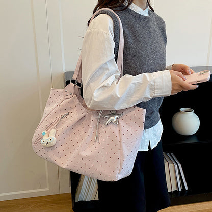 Punkte dekorative Handtasche