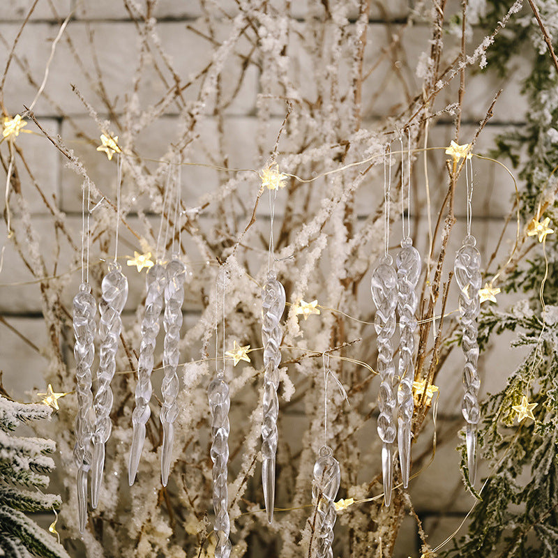 Christbaumbaumzubehör Eiszapfen