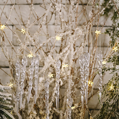 Christbaumbaumzubehör Eiszapfen