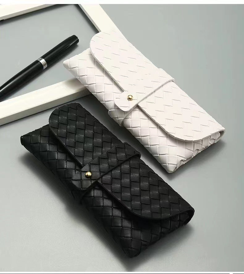 Gewebte Leder-Clutch Brehn