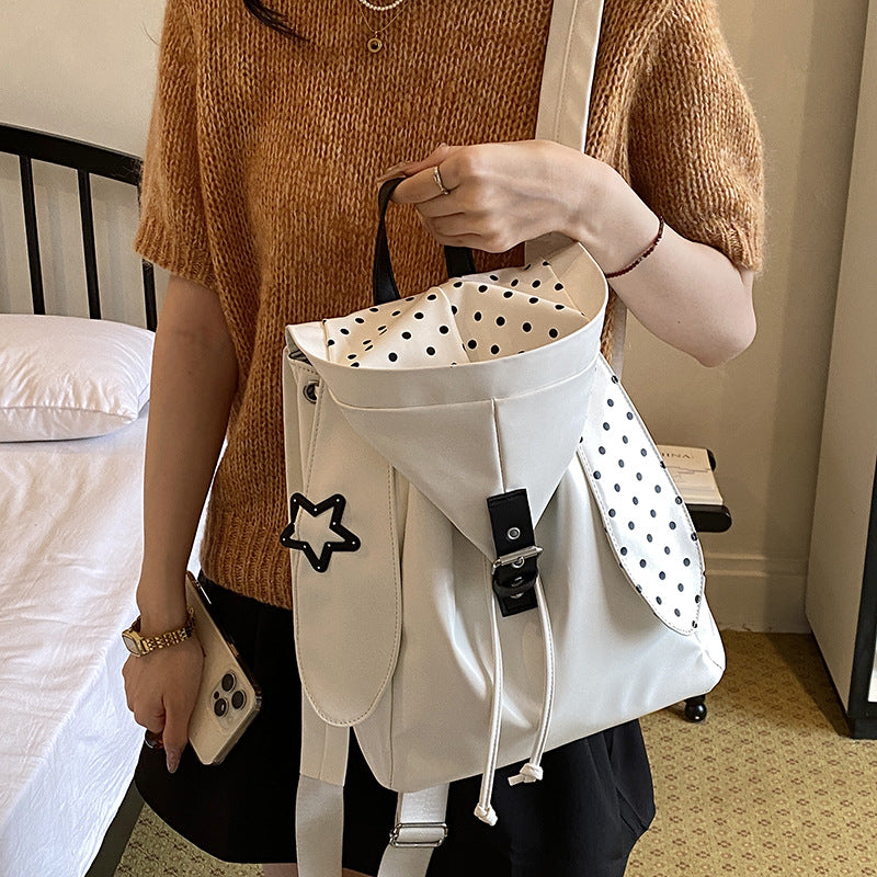 Trendiger Polka Dot Rucksack Brehn