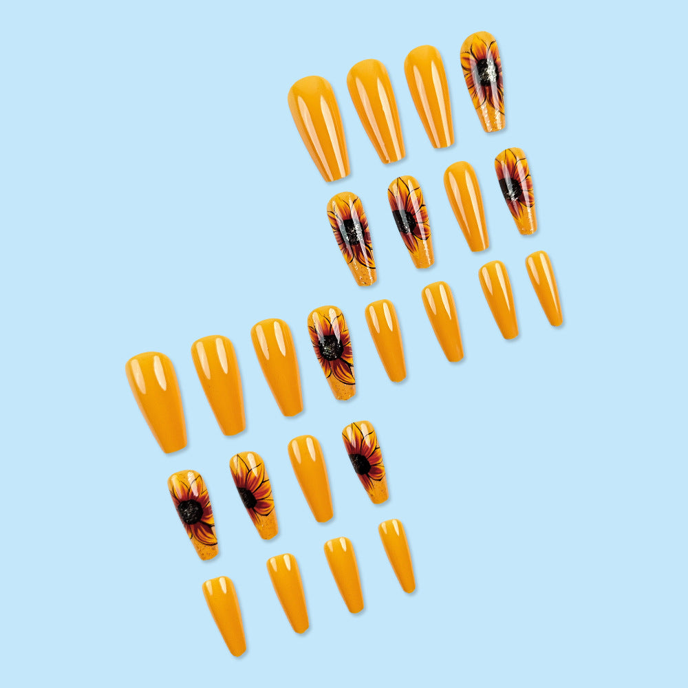 Floral Art Press-On Nail Set Brehn