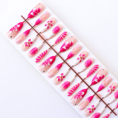 Premium Floral Nagelkunstkollektion
