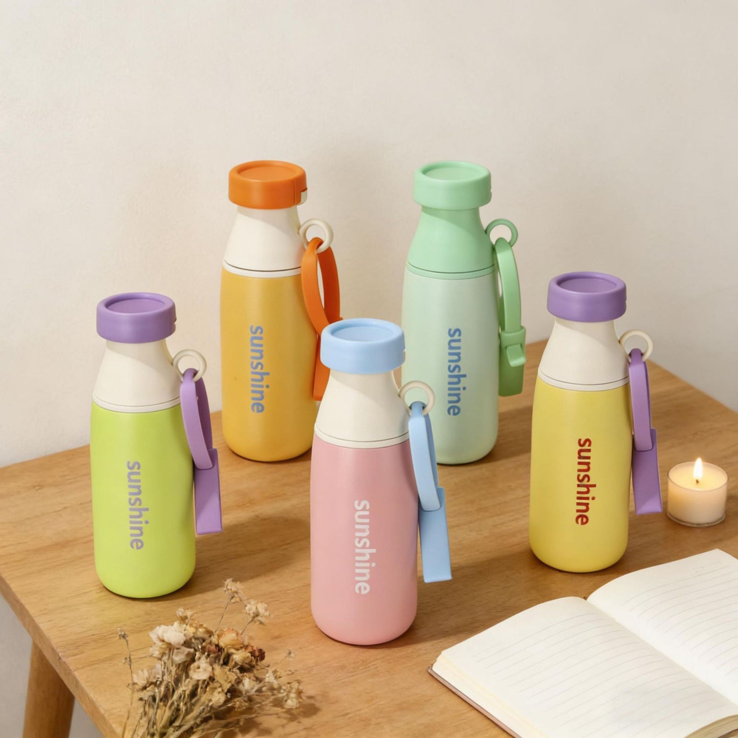 Damen Isolierte und strapazierfähige Sporttrinkflasche Brehn