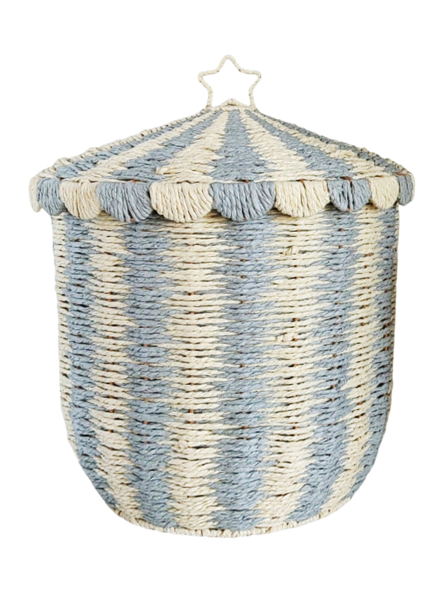 Korb mit Deckel und Dekorativem Design Brehn