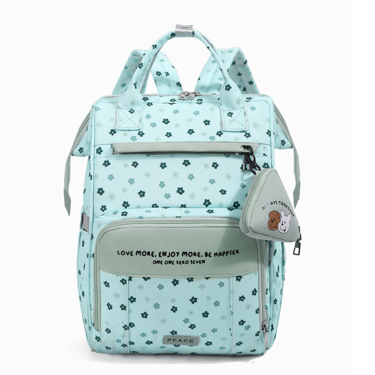 Chic Floral Print Multi-Functional Rucksack Brehn
