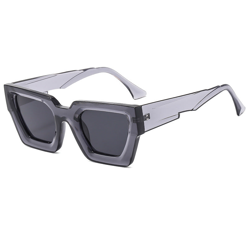 Damen stylische quadratische Sonnenbrille im modernen Design mit veredelt Kunststoffrahmen Brehn