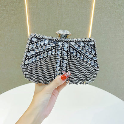 Beaded Crystal Abendtasche