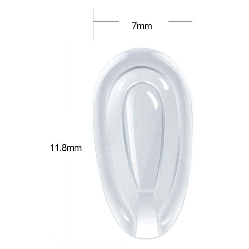 Transparente Gel-Brillen-Nasenpads Brehn