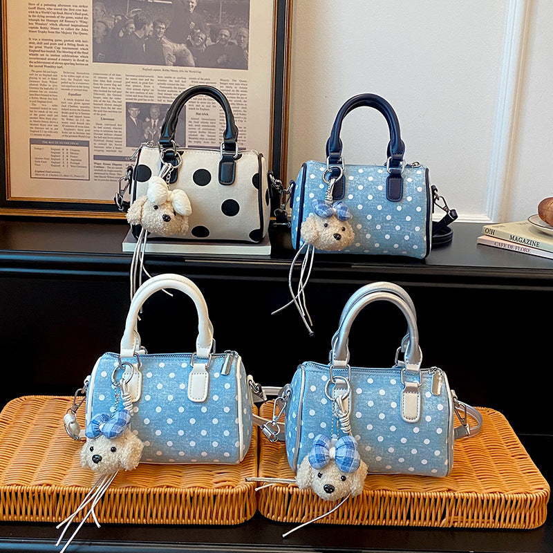 Verspielte Polka-Dot Mini-Handtasche Brehn