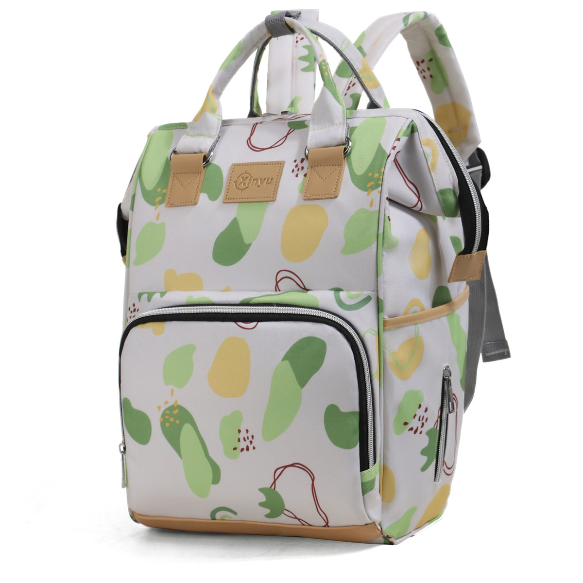 Stylischer Mehrfach-Taschen-Rucksack Brehn