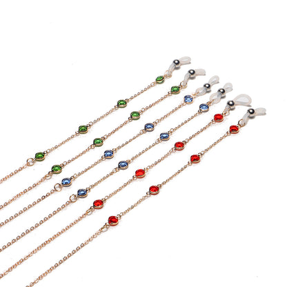 Elegante Edelstein Brillen Kette Brehn