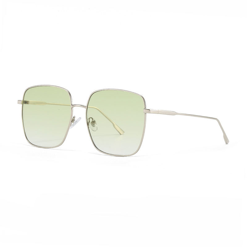 Damen Sonnenbrille mit modernem quadratischen Edelstahlrahmen und polarisierenden Gläsern Brehn