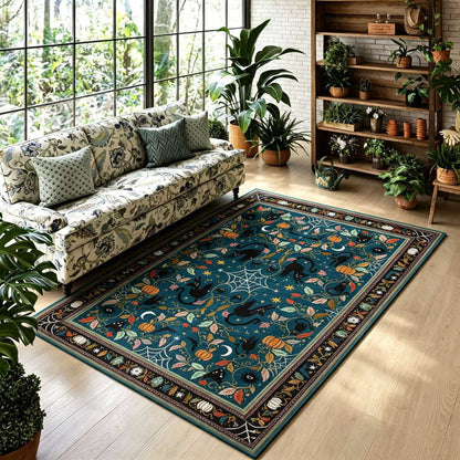 Eleganter floraler Teppich