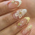 Künstlerische Blumen-Gel-Nagelerweiterungen Brehn